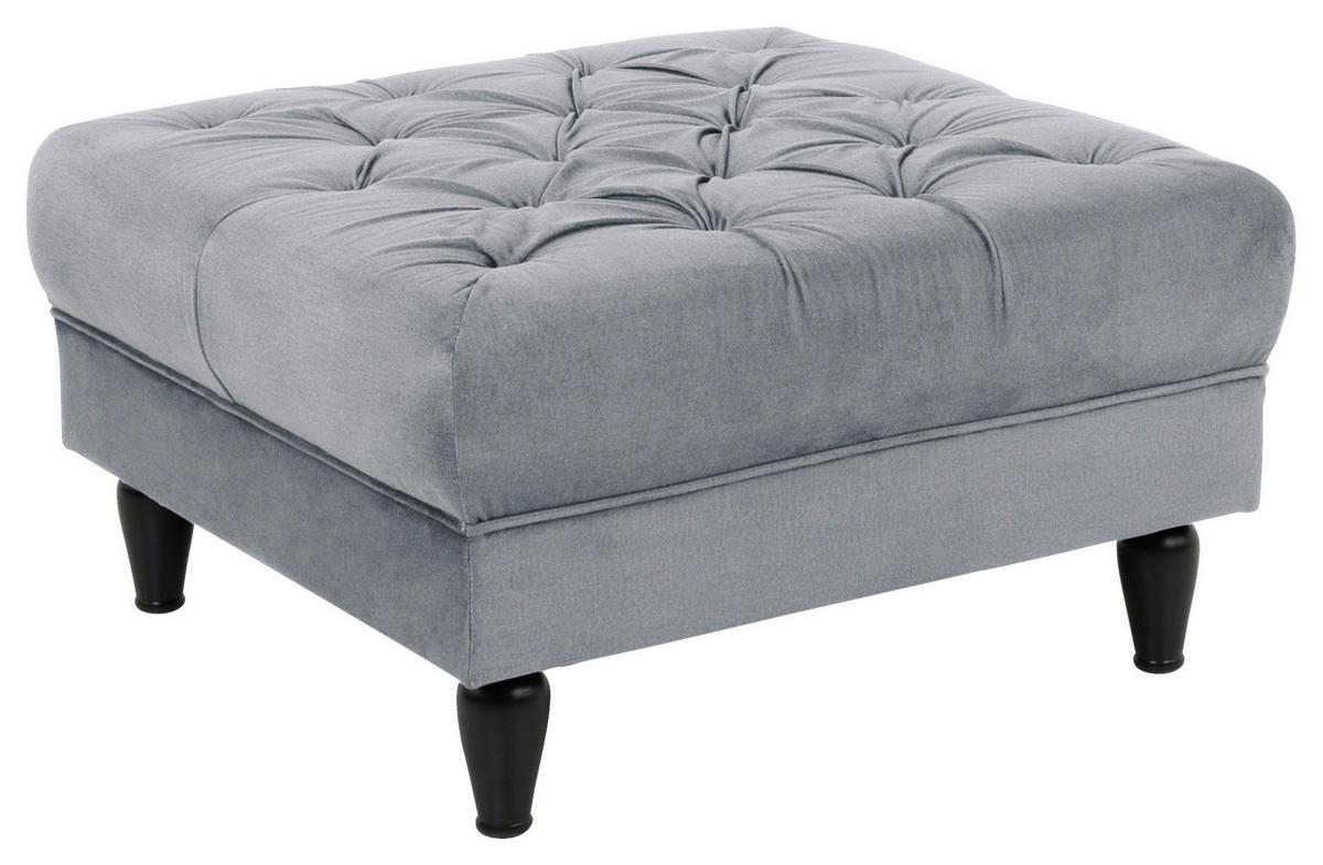 Tabure Cupido - siva/crna, Design, tekstil/drvo (82/44/82cm) - Mömax