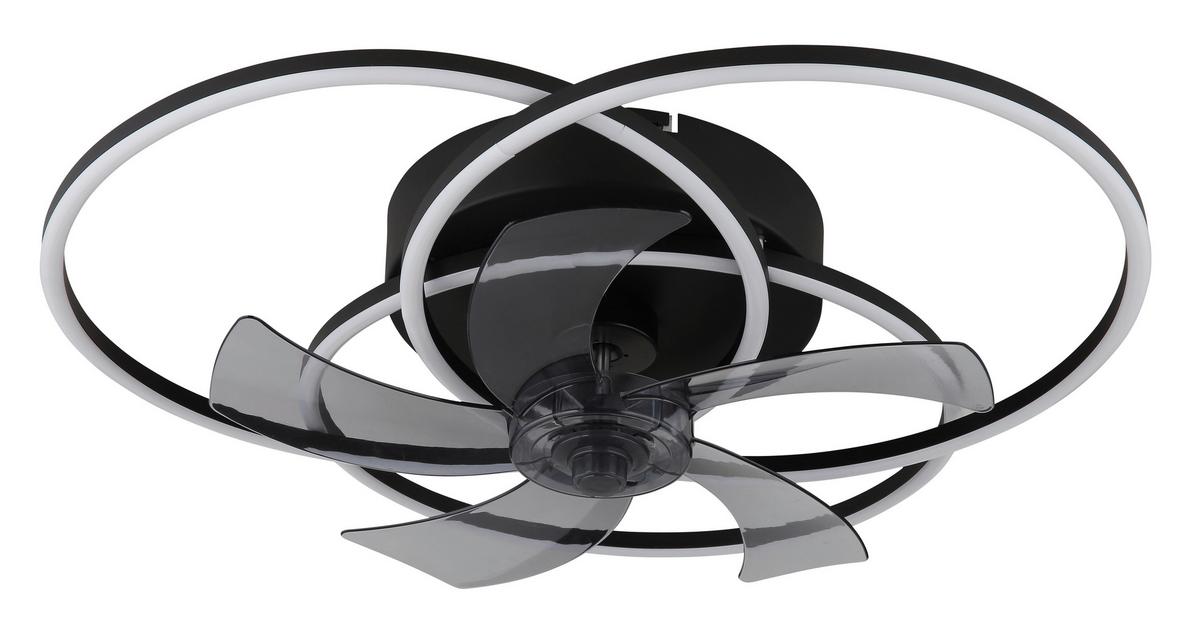 Stropni Ventilator Alia 03645 Alia - bijela/svijetlo siva, Design, metal/plastika (58/17,5cm) - Globo