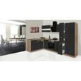 Küchenblock ECONOMY L 310 - Eichefarben/Grau, KONVENTIONELL, Glas/Holzwerkstoff (172/310cm) - Livetastic Küchenblock ECONOMY L 310 - Eichefarben/Grau, KONVENTIONELL, Glas/Holzwerkstoff (172/310cm) - Livetastic