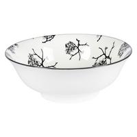 Suppenteller Shiva in Schwarz/Weiß Ø ca. 21cm - Schwarz/Weiß, LIFESTYLE, Keramik (21/7,8cm) - Mömax