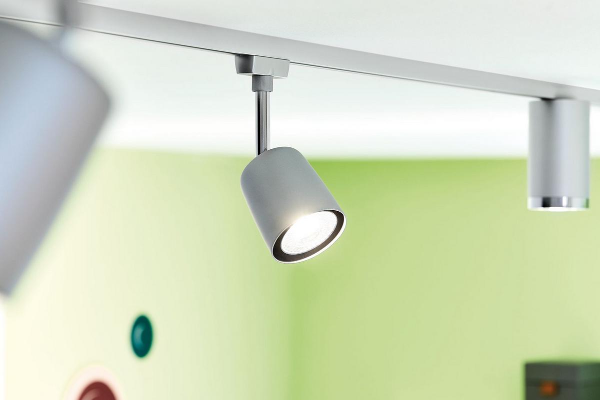 Schienensystem-Strahler Starter Set Cover max. 10 Watt - Design (120cm) - Paulmann
