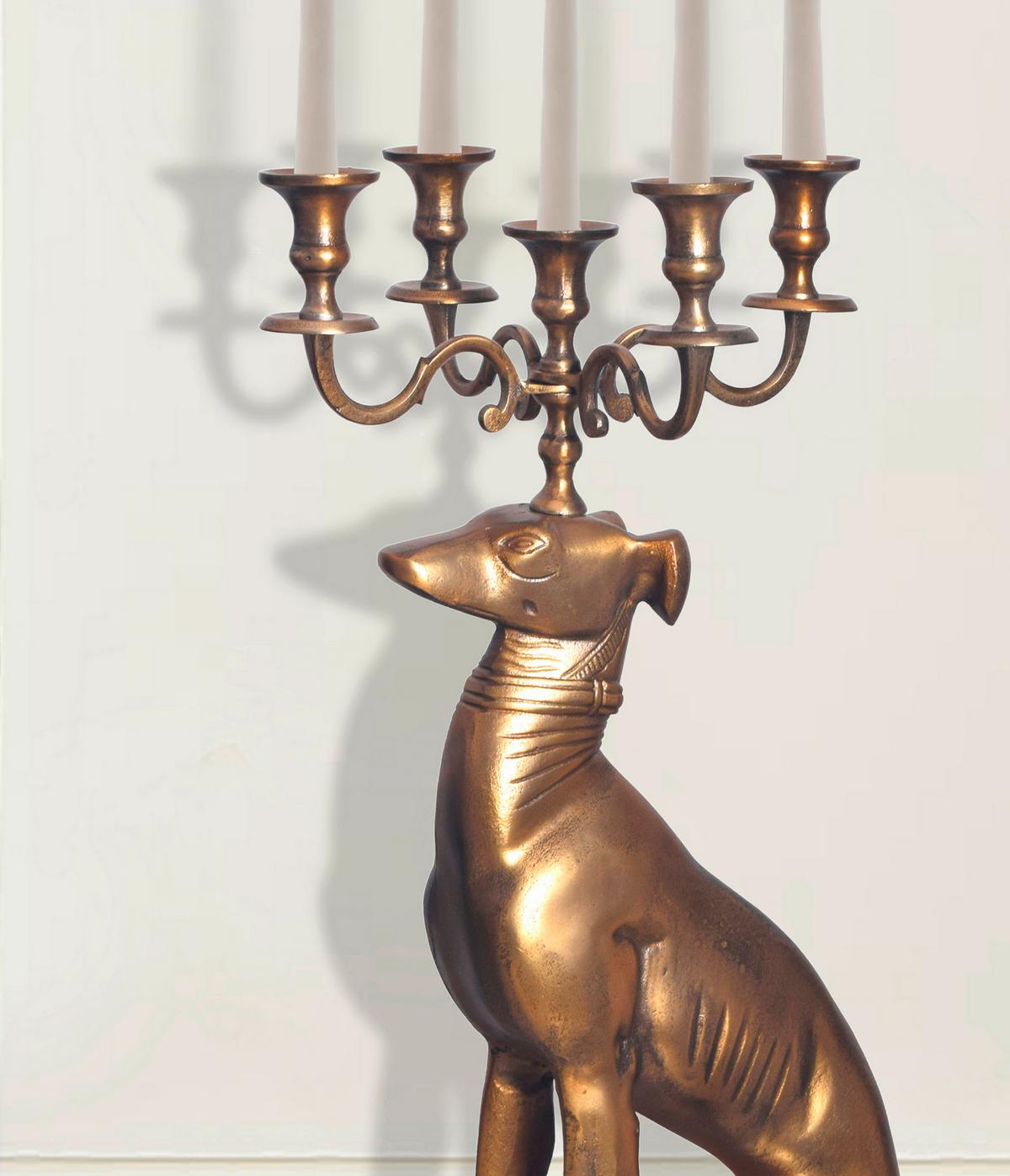KERZENHALTER WL7.191 - Goldfarben, Design, Metall (26/69/40cm) - Livetastic