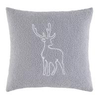 Zierkissen Caspar Grau/Weiß ca. 45x45cm - Weiß/Grau, Textil (45/45cm) - Mömax
