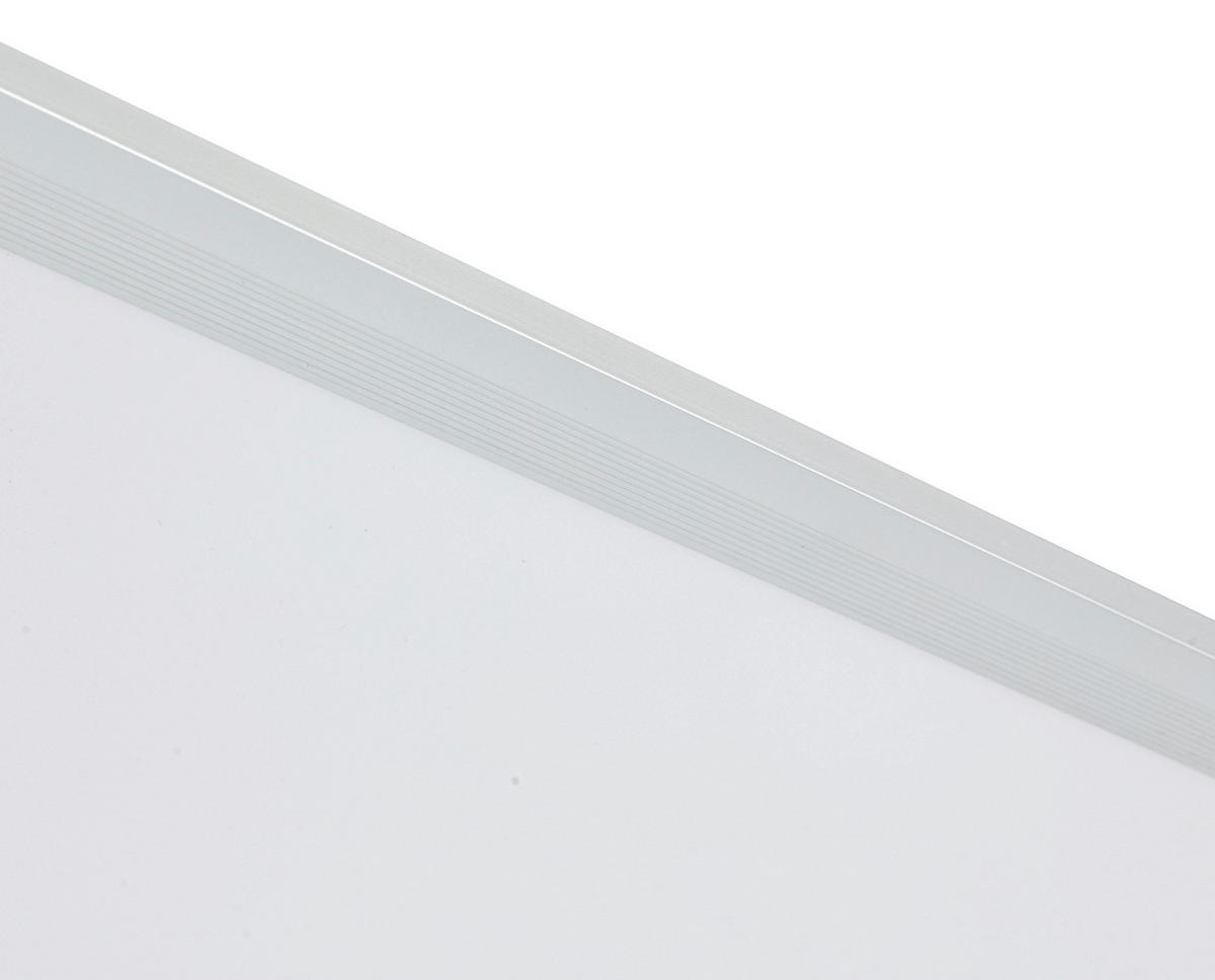 Led Stropna Svjetiljka Cornelius-Akt- - bijela/srebrne boje, Moderno, metal/plastika (60/60/7,5cm) - Mömax