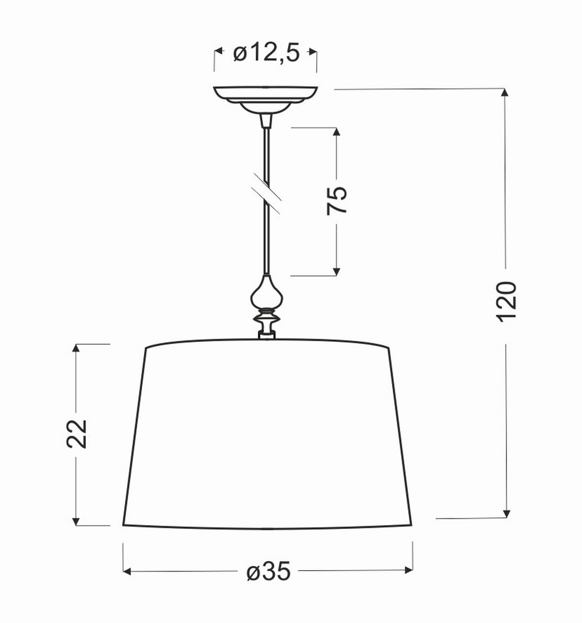 Svjetiljka Viseća 31-03690 - boje kroma, Konvencionalno, metal (0/¸00/0cm)