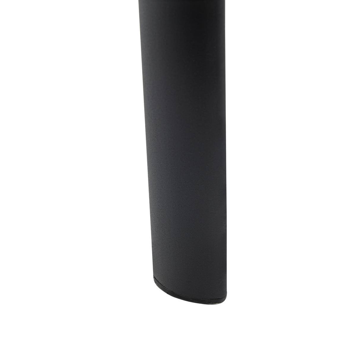 Stuhl Sigi Schwarz/Hellgrau Webstoff - Hellgrau/Schwarz, MODERN, Holz/Textil (54.5/78/59cm) - Mömax
