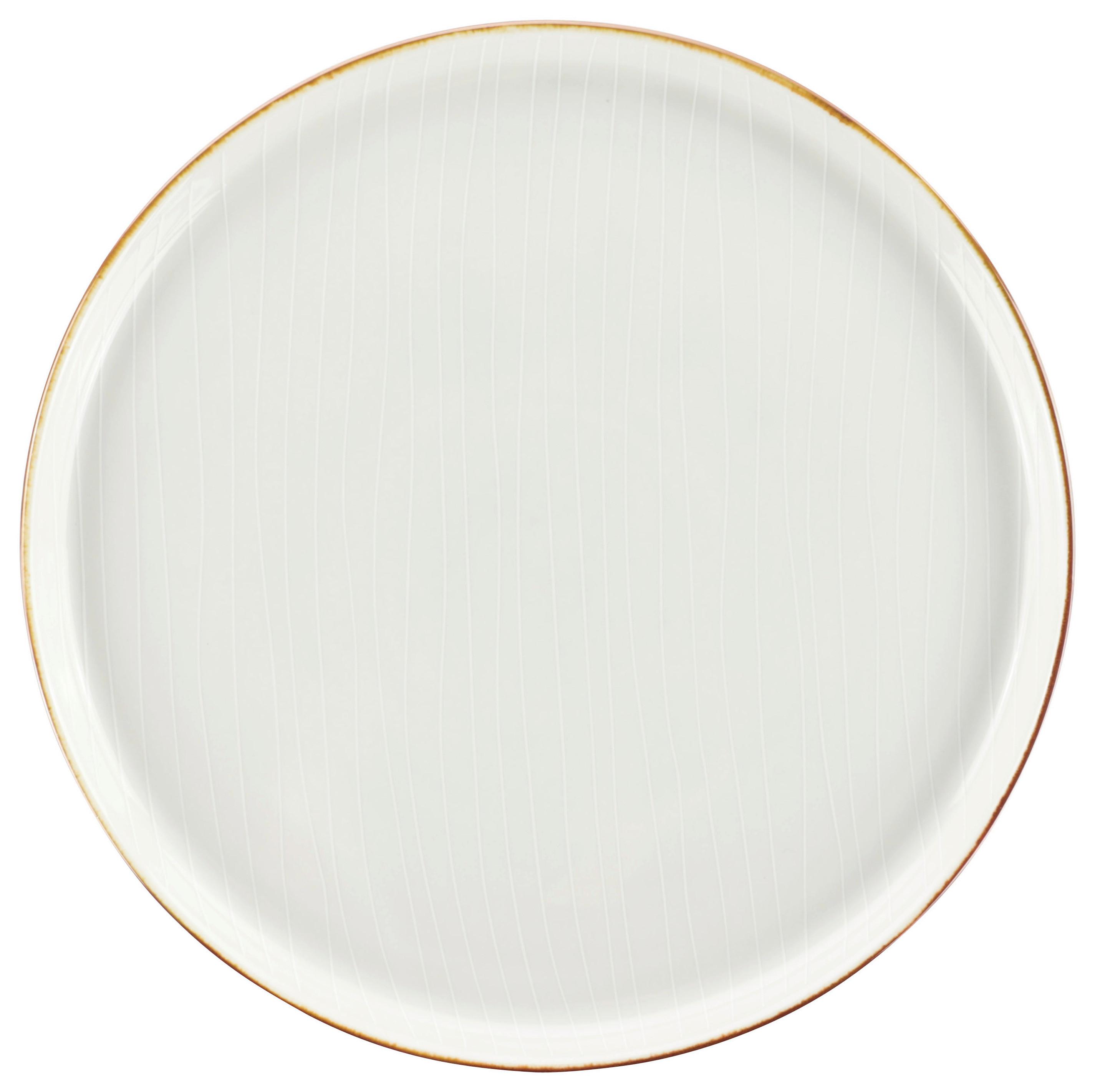 TALERZ OBIADOWY BERGEN - beżowy, Design, ceramika (26,5cm) - Landscape
