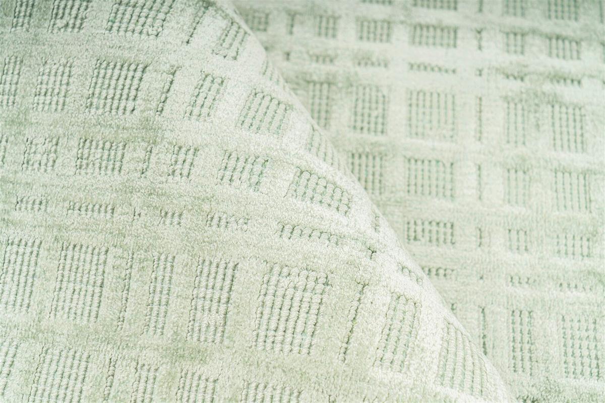 Flachwebeteppich Karma 125 Mint 200x290 - Mintgrün, Basics, Textil (200/290cm) - Kayoom