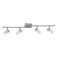 Spotlámpa Max - nikkel színű/fehér, konvencionális, üveg/fém (76cm) - MÖMAX modern living