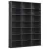 Regal Megosa M, Antracit - antracit, Design, leseni material (105/136/19cm) - MID.YOU