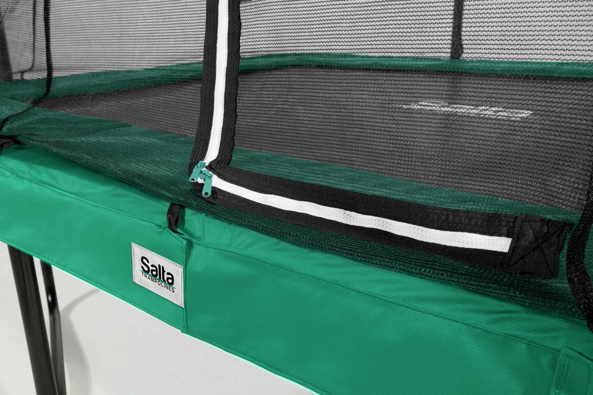 Trampolin Salta Comfort Grün - Grün, KONVENTIONELL (153/214cm) - Salta