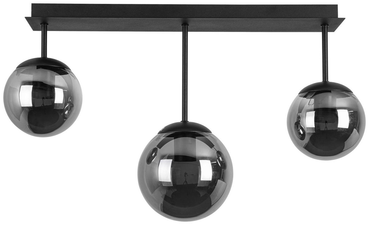 LAMPA SUFITOWA VICI - czarny/kolor chromowy, Trend, tworzywo sztuczne/metal (60/16/34,5cm) - Novel