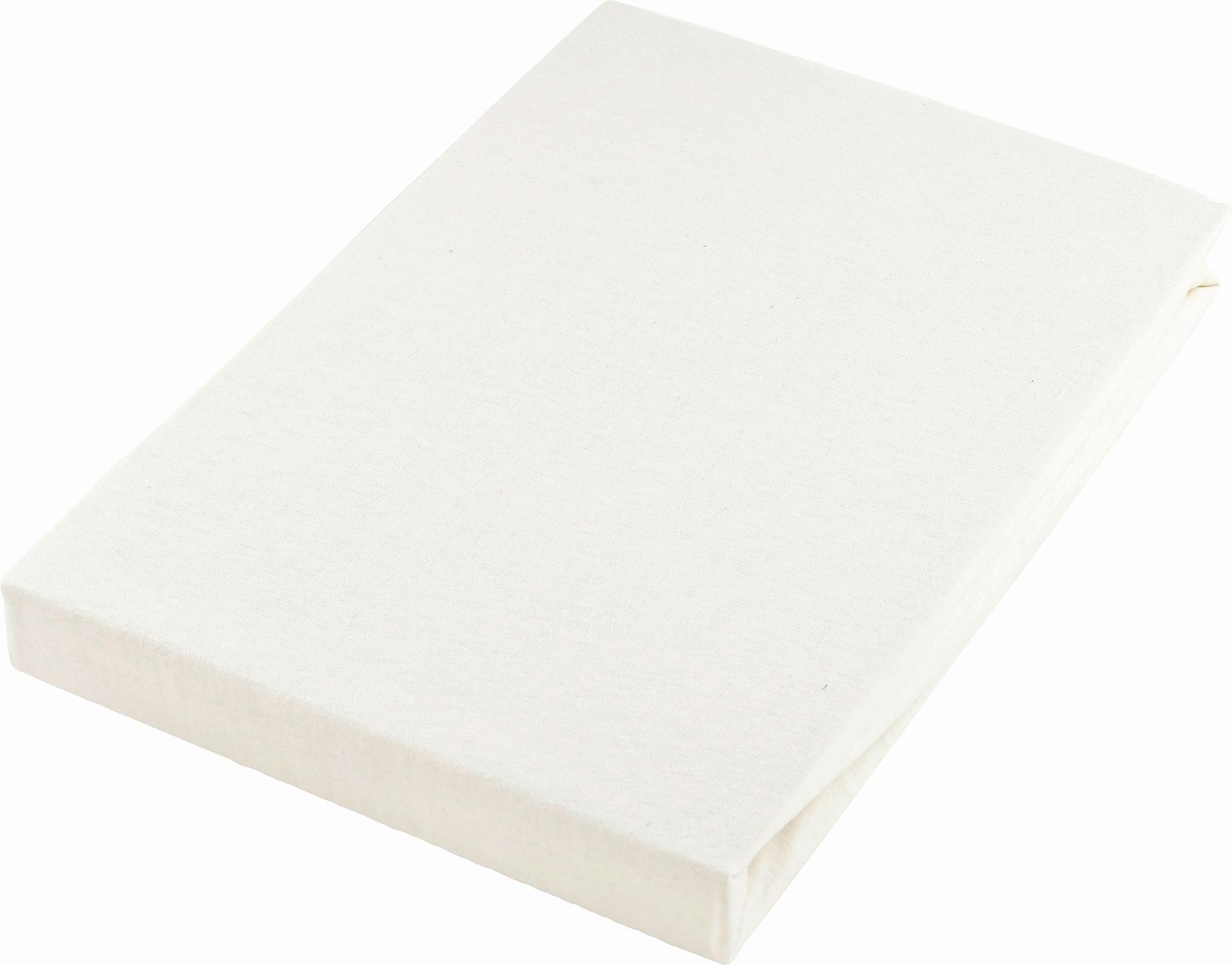 PRZEŚCIERADŁO Z GUMKĄ SISSI BASIC 2013 - kremowy, Basics, tkanina (100/200cm) - Esposa