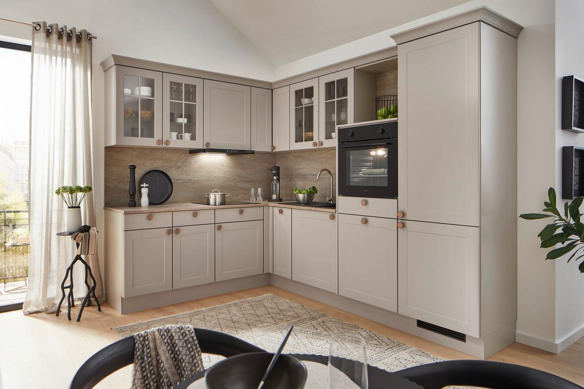 Kuhinjski Blok Ip4250 - barve bakra/rjava, Romantika, leseni material (215/276,6cm) - Impuls