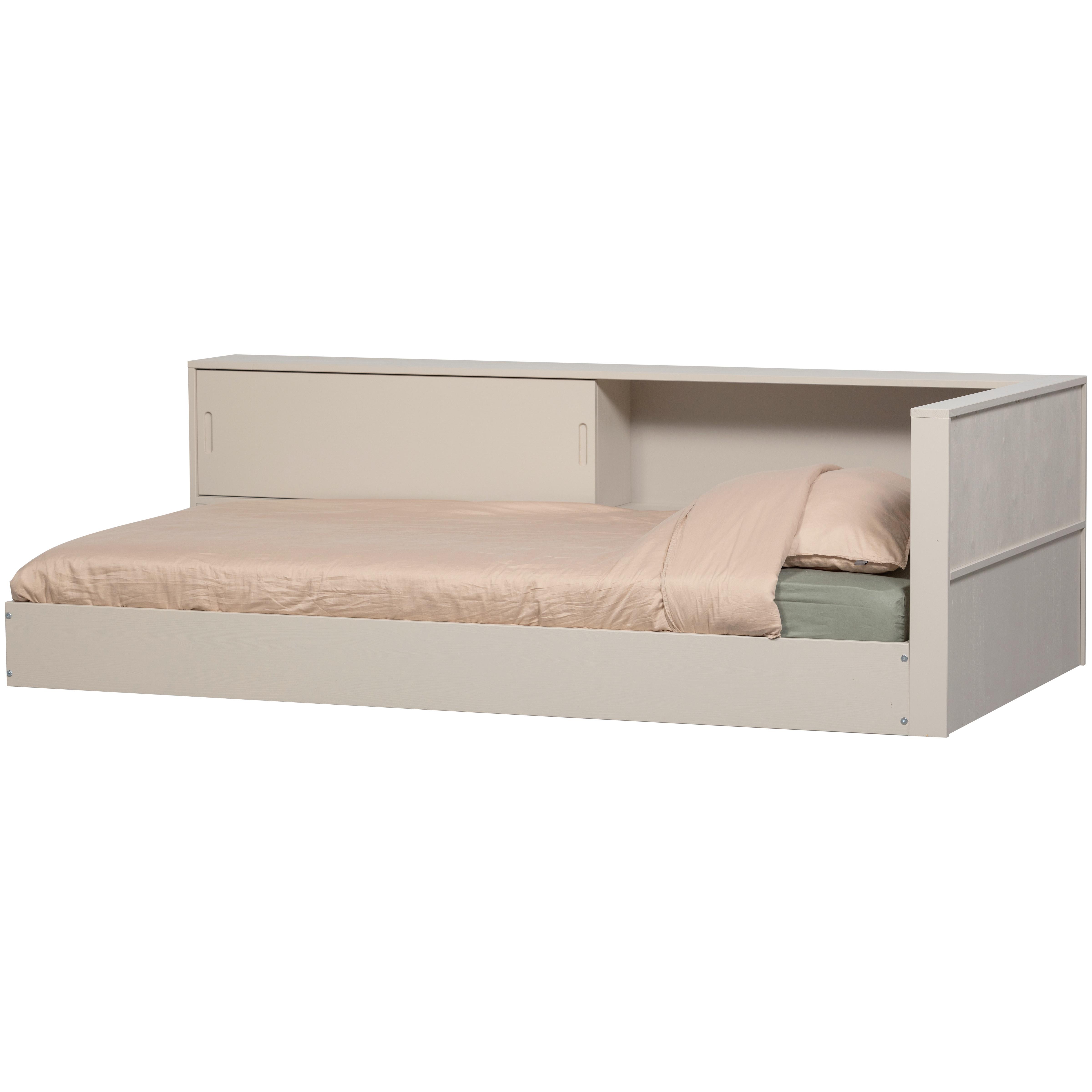 Bodenbett Carter Grau ca. 90x200 cm - Grau, Basics, Holz (90/200cm) - MID.YOU