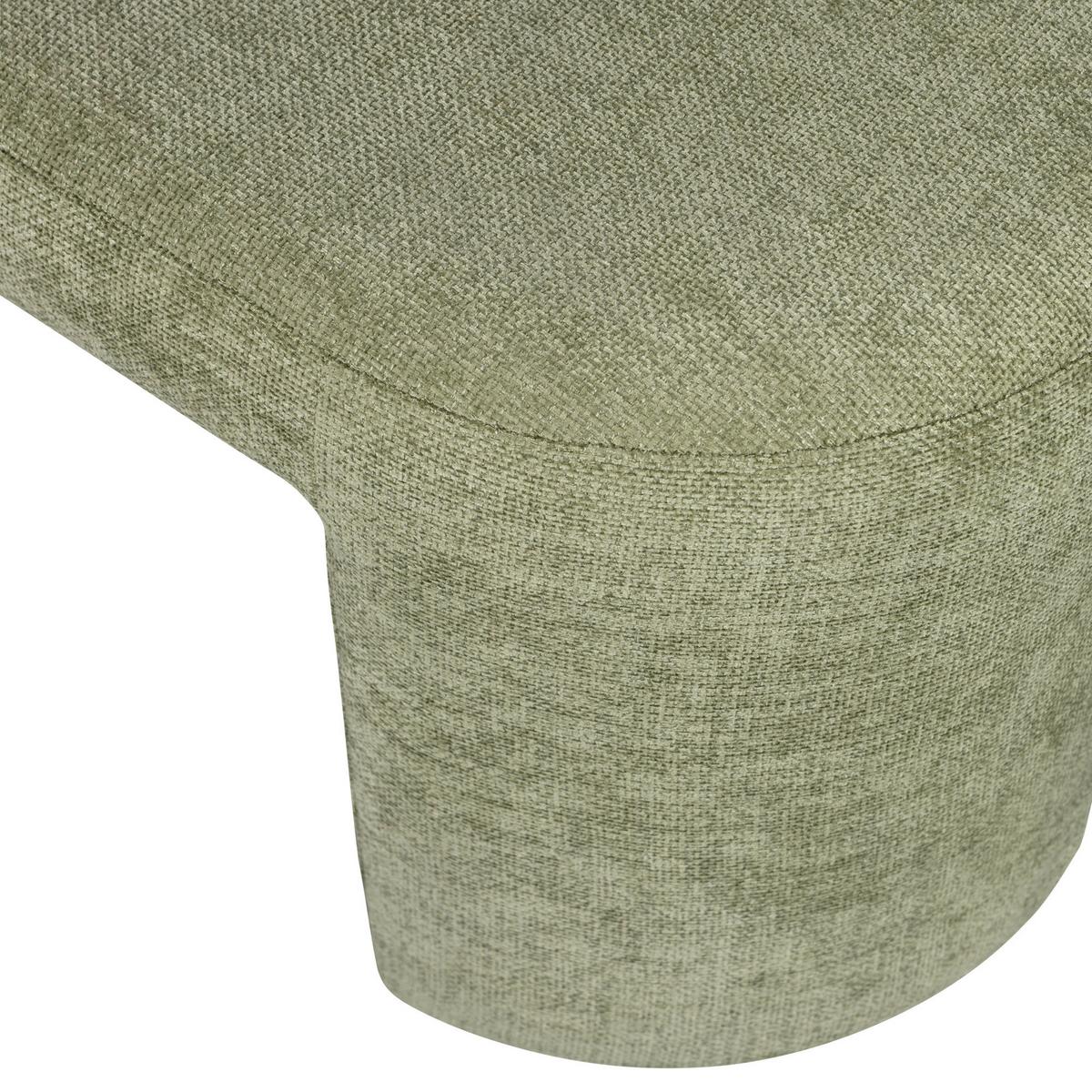 Sitzbank Jacob Olivgrün - Olivgrün, Design, Textil (130/46/46cm) - Livetastic