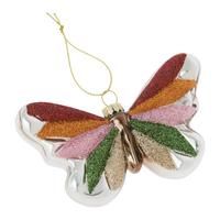 Christbaumanhänger Figures Multicolor - Multicolor, Glas/Textil (11/6/2cm) - Mömax