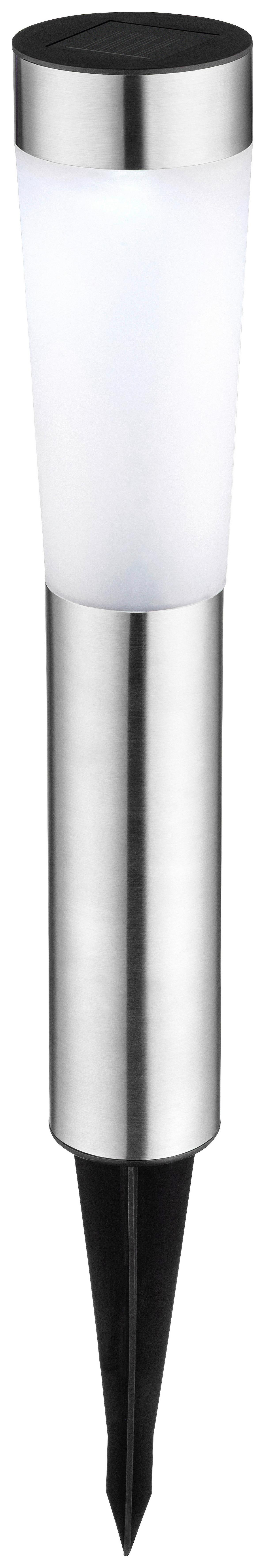 Lampă solară Action - culoare inox/negru, Romantik / Landhaus, plastic/metal (7,5/55,5cm) - Mömax