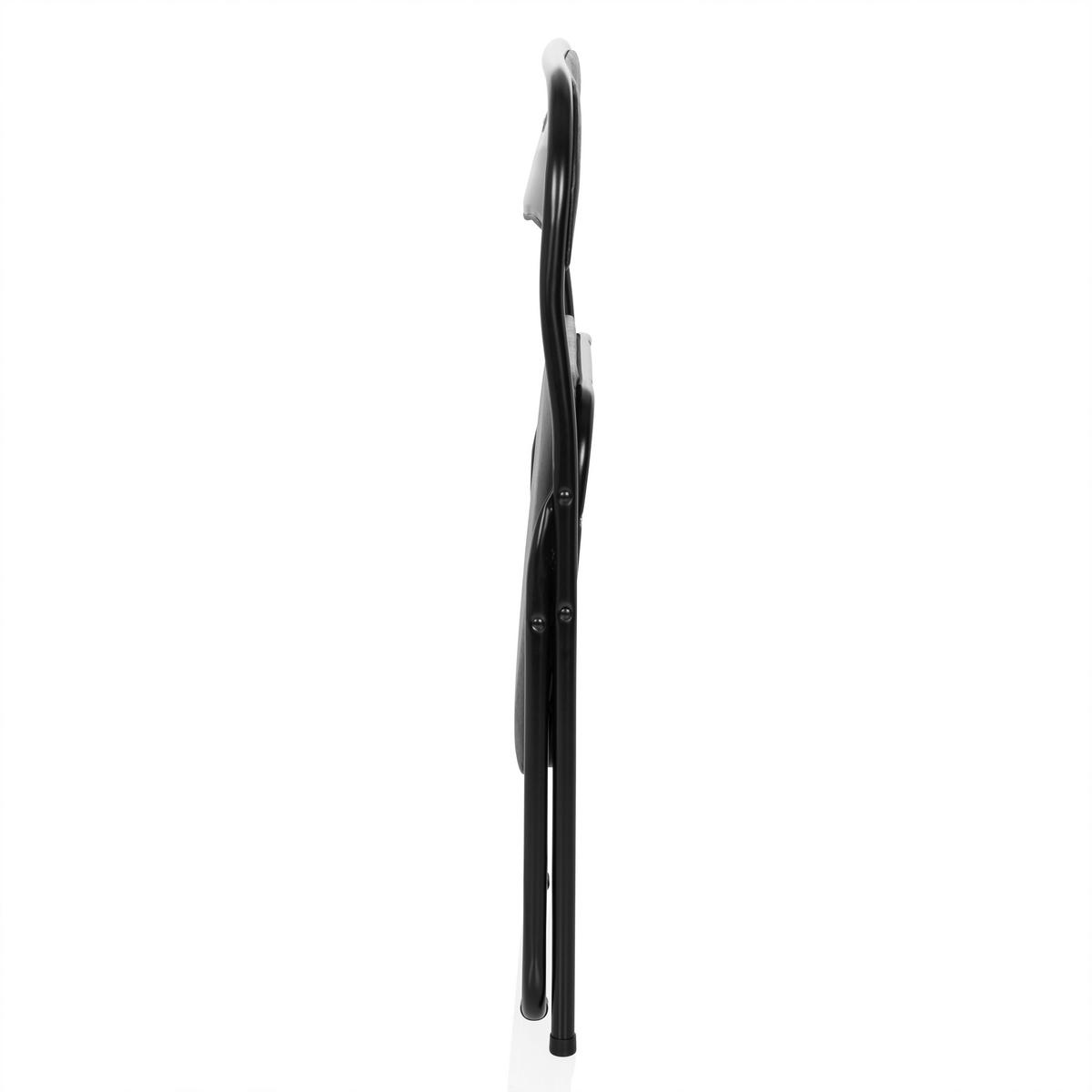 Zložljiv Stol Tudela Basic, Črna - črna, Moderno, kovina (44/81/48cm) - MID.YOU