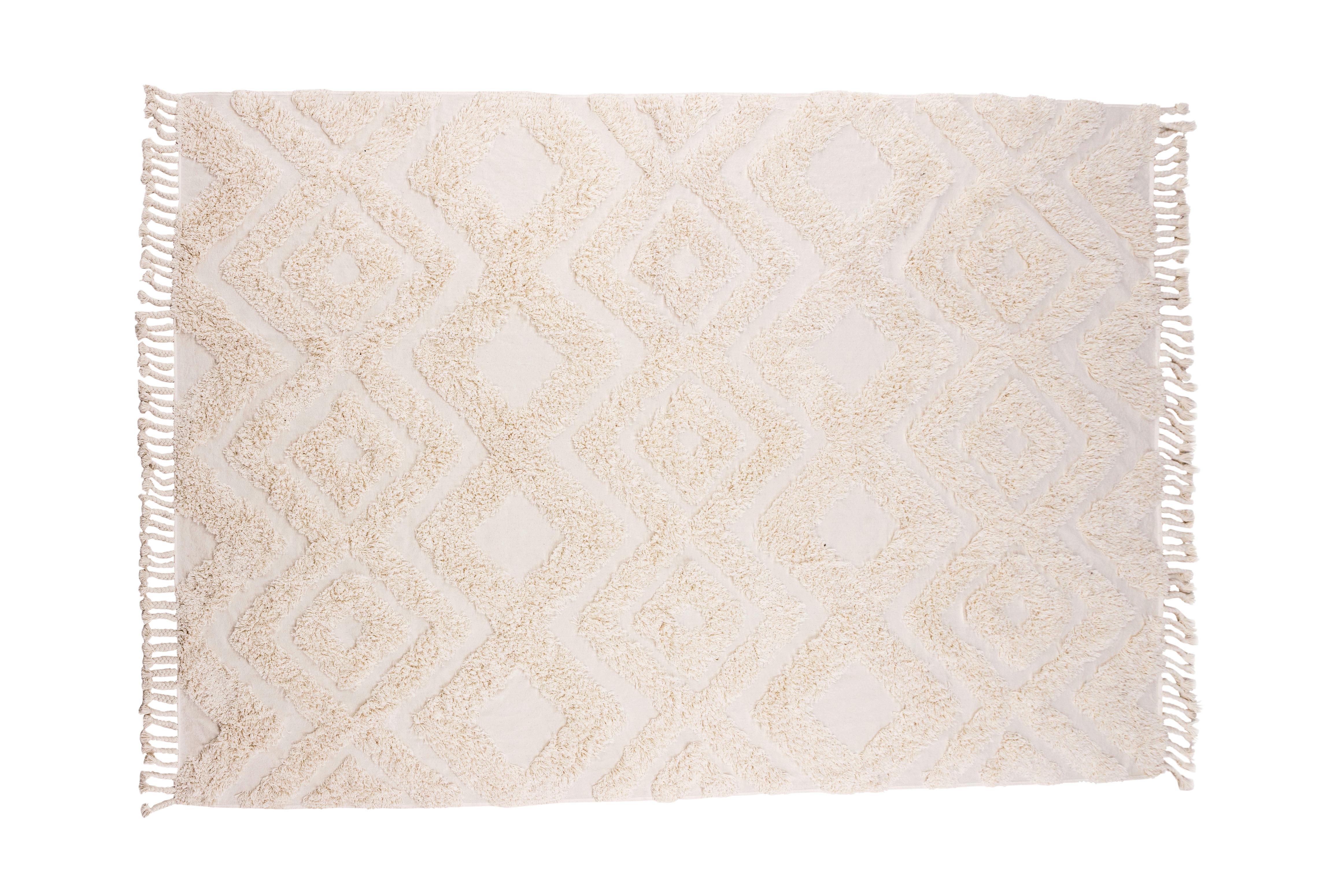 HOCHFLORTEPPICH HILMA - Weiß, LIFESTYLE, Textil (250/350cm) - P & B