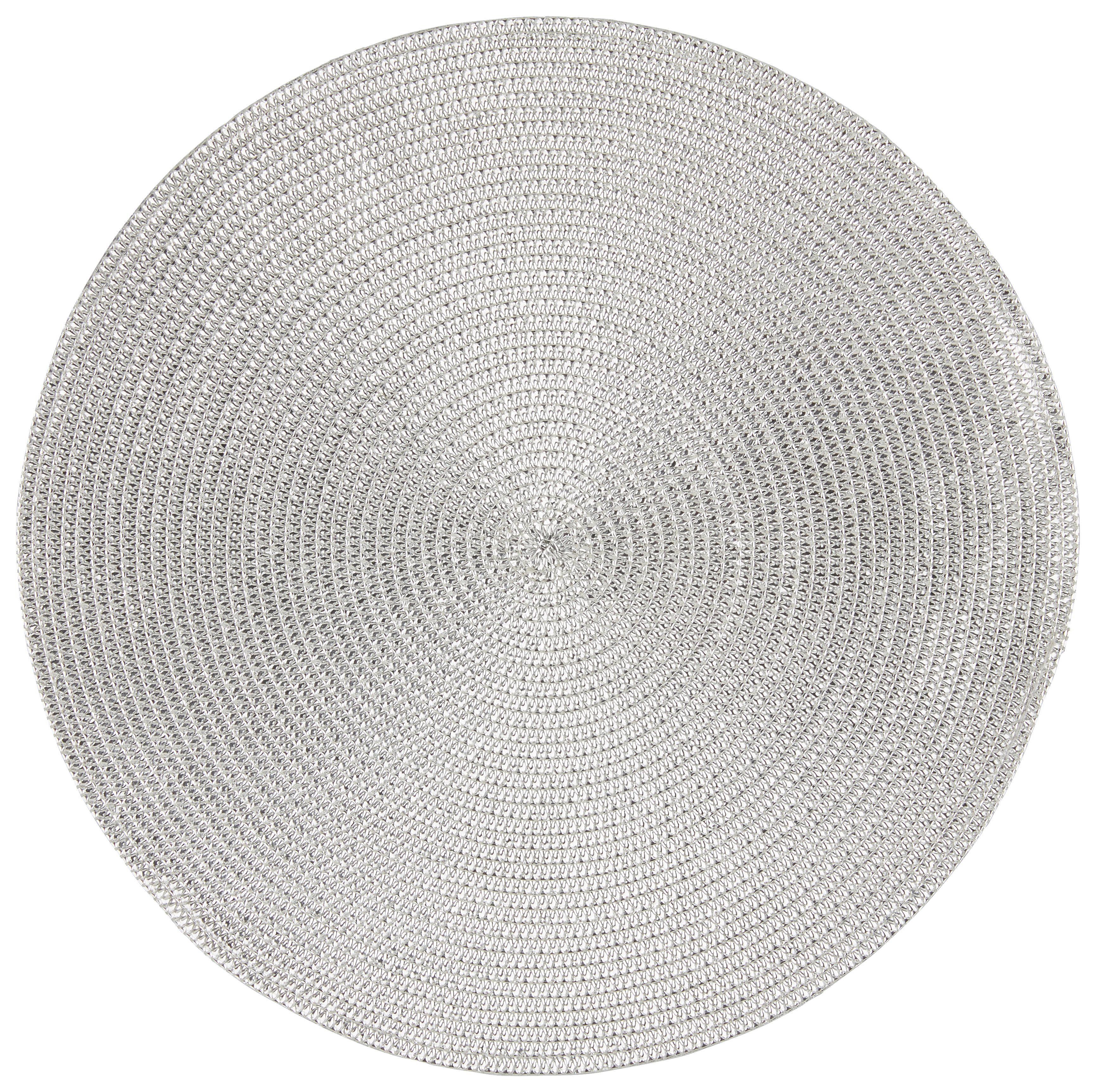 Tischset Glamour verschiedenen Farben - Silberfarben/Goldfarben, Textil - Mömax modern living