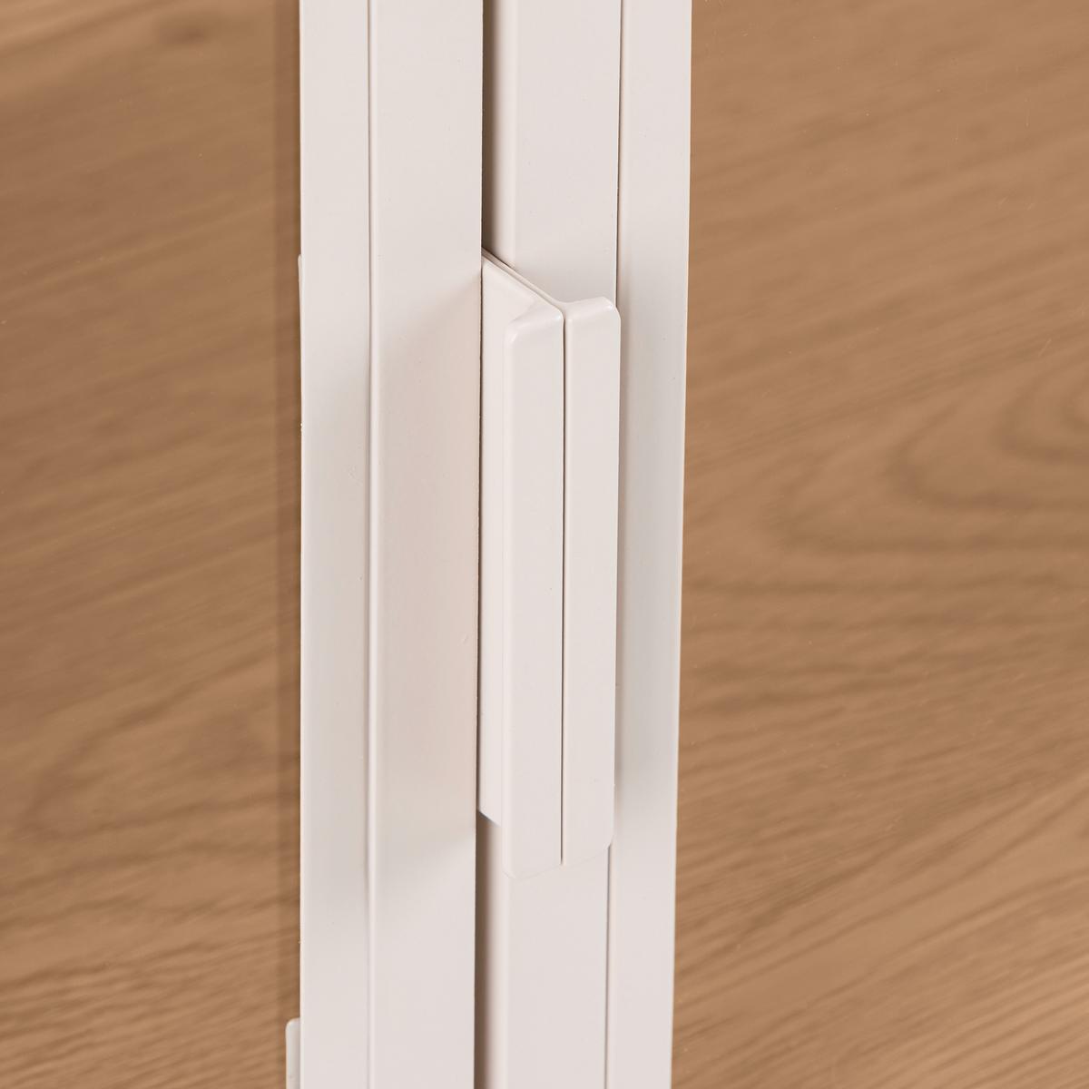 Vitrine Amy Eichefarben/Beige - Eichefarben/Beige, Modern, Glas/Holzwerkstoff (80/93,5/35cm) - Mömax