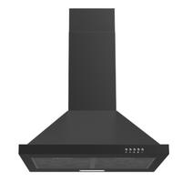 Dunstabzugshaube 6090BV Schwarz - Schwarz, Basics, Metall (60/66-103/50cm) - PKM