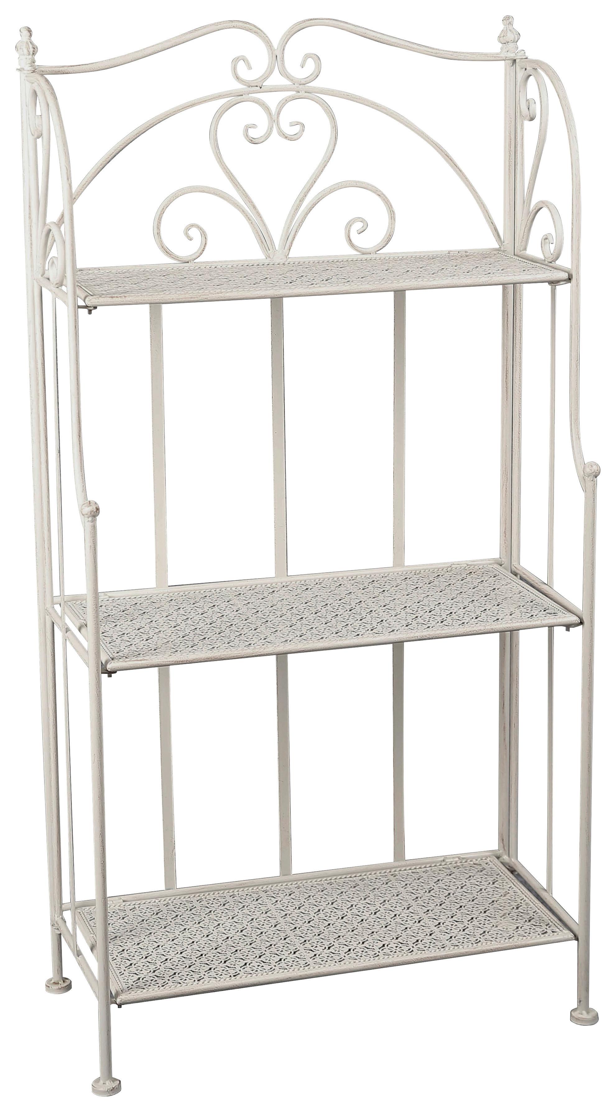 Regal Nadim 1, Bela - bela, Moderno, kovina (59/116/30cm)