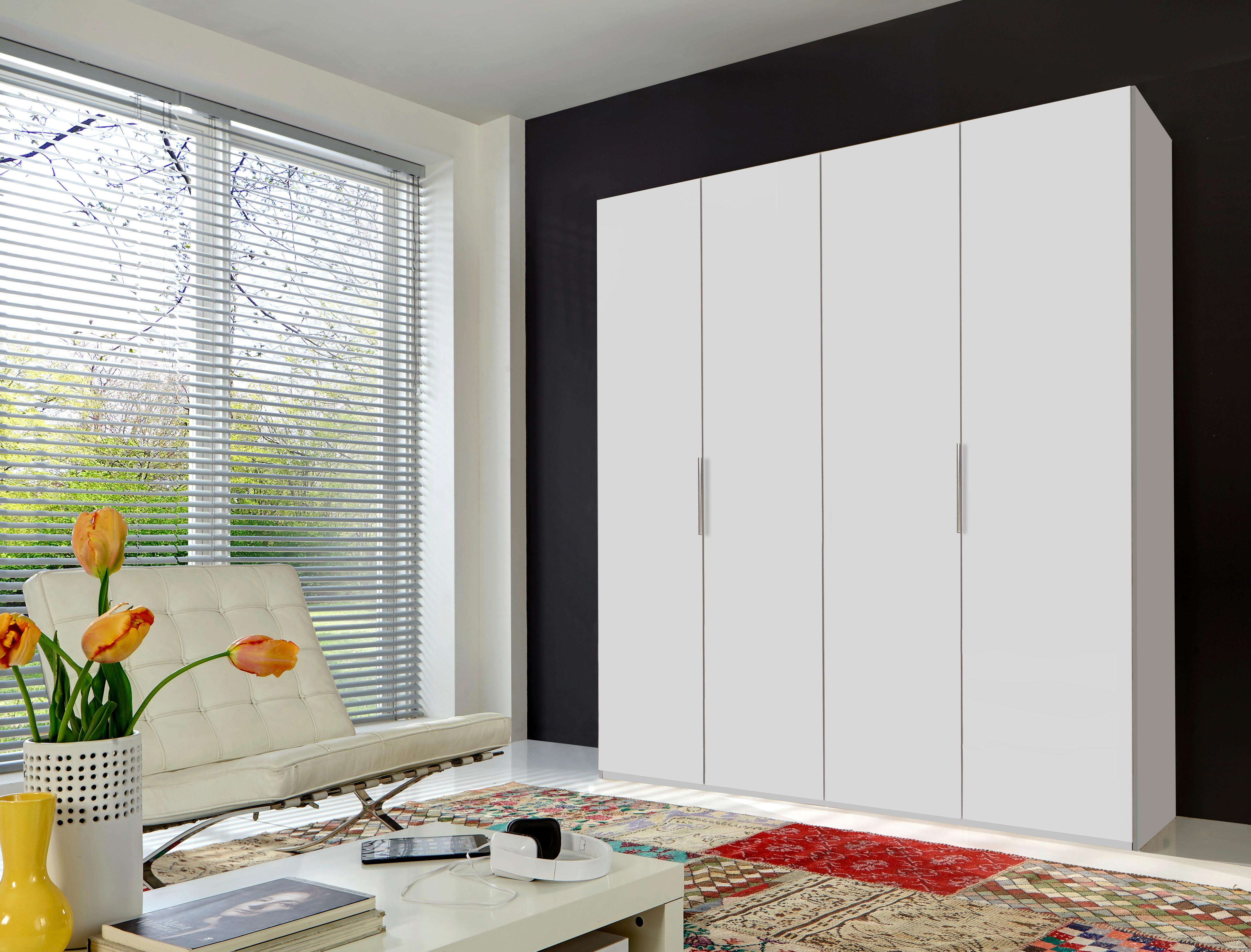 Ormar S Klasičnim Vratima Level 36 A - bijela/boje kroma, Moderno, drvni materijal (200/216/58cm) - Modern Living