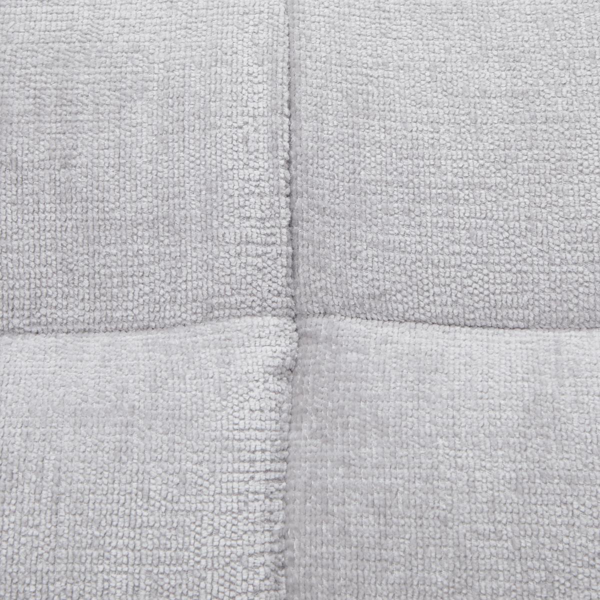 Kutna Garnitura Silvio - svijetlo siva/crna, Moderno, tekstil/metal (225/85-105/275cm) - Mömax