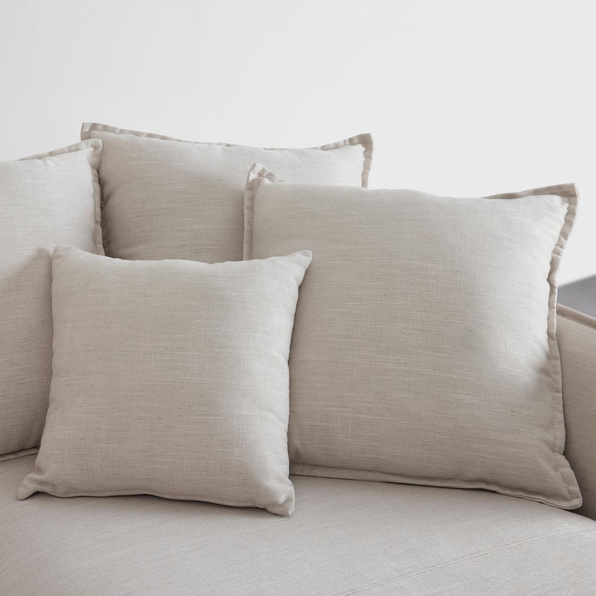 Sedežna Garnitura Elia - črna/naravne barve, Moderno, umetna masa/tekstil (265/84/158cm) - Bessagi Home