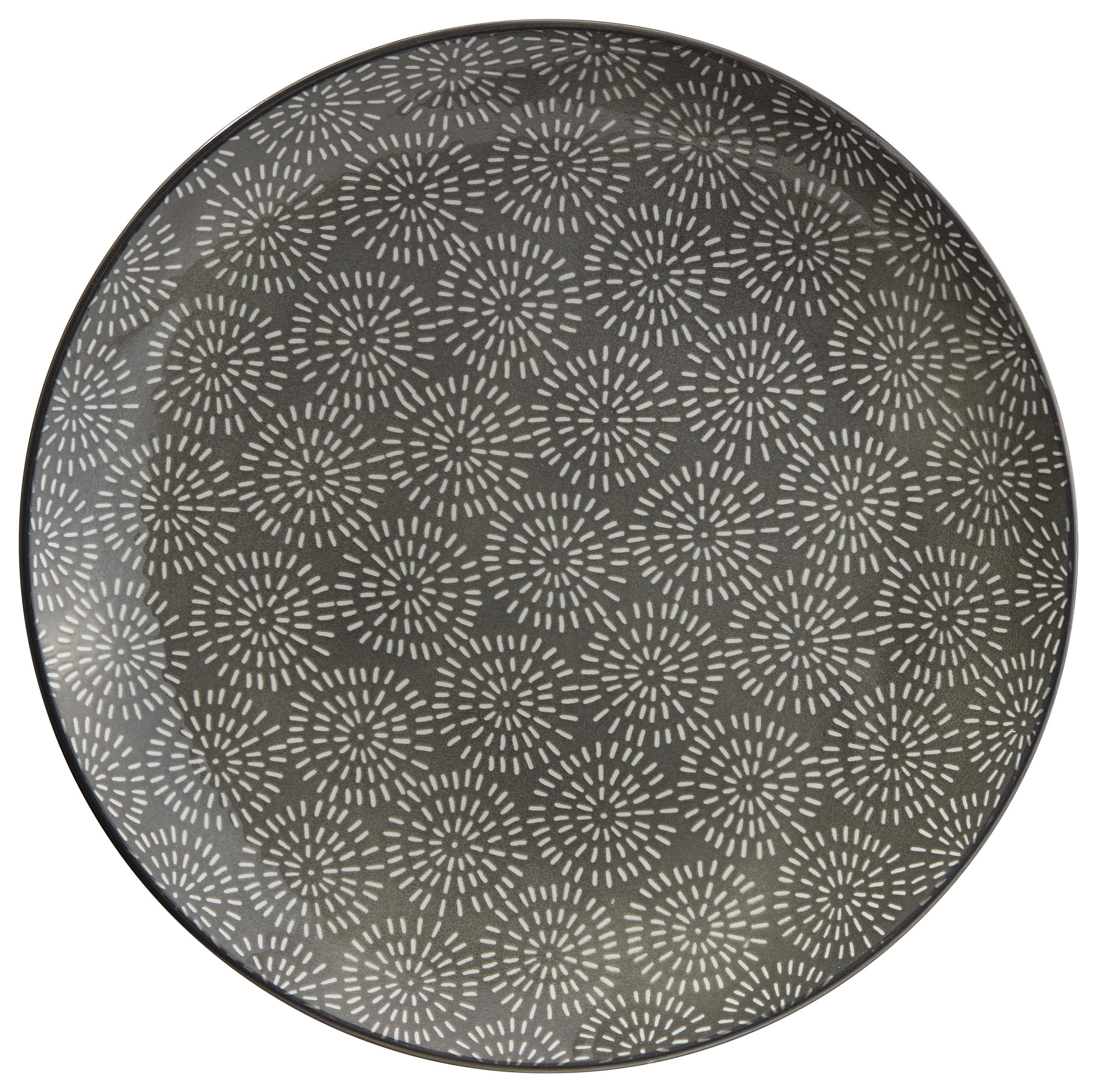 Speiseteller Nina in Grau Ø ca. 26,5cm - Grau, Keramik (26,5cm) - Mömax modern living