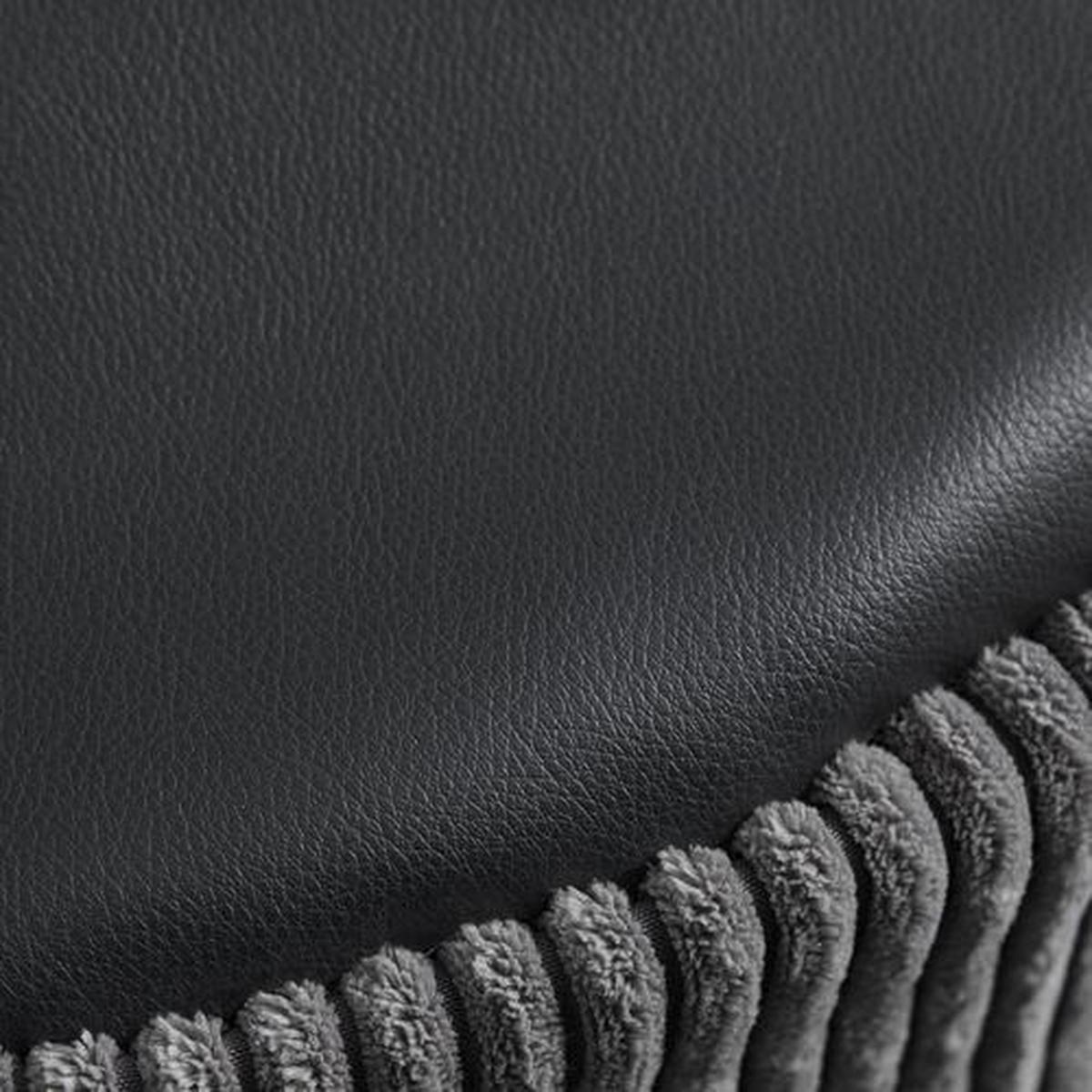 Sitzsack Capri Dunkelgrau Cord - Dunkelgrau, MODERN, Textil (45/50/80cm) - Bessagi Kids