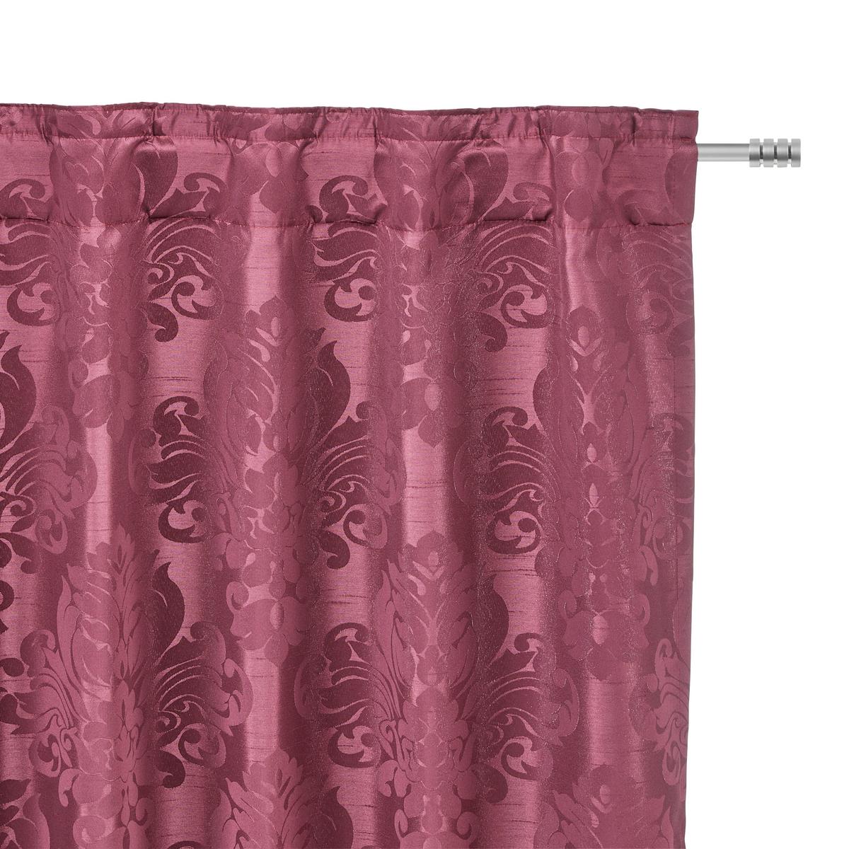 Končana Zavesa Charles - bordo, Trendi, tekstil (140/245cm) - Modern Living