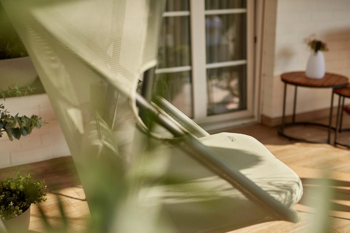 HÄNGESESSEL N85545 - Anthrazit/Grün, KONVENTIONELL, Kunststoff/Textil (123/192/102cm) - Siena Garden