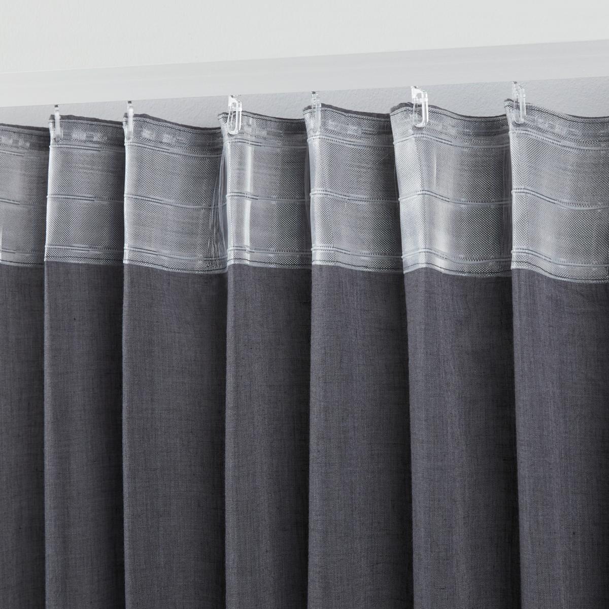 Fertigvorhang Ramona ca. 135x245cm - Anthrazit, MODERN, Textil (135/245cm) - Modern Living