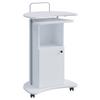 Stoječi Pult Komil, Bela - bela, Basics, leseni material (56/41/93cm) - MID.YOU