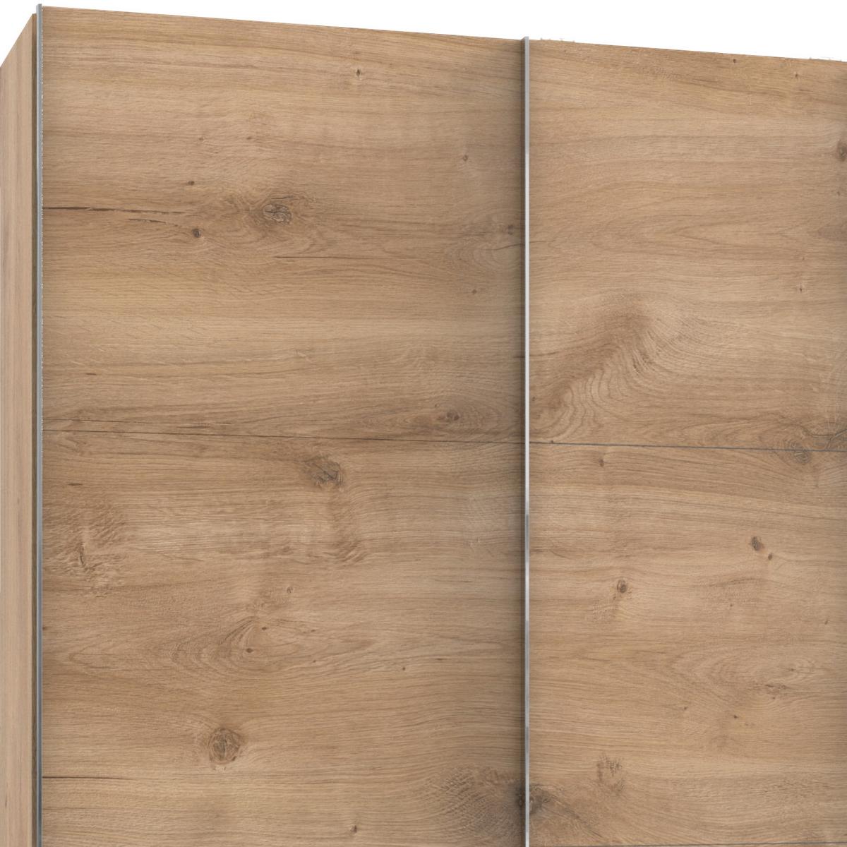 Ormar S Kliznim Vratima Level 36a - boje hrasta/boje kroma, Basics, drvni materijal/metal (350,00/216,00/65,00cm) - Modern Living