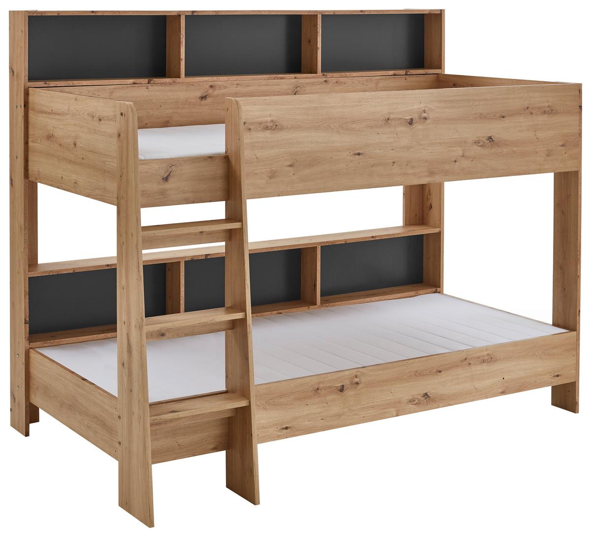 Pograd Sway, Barva Hrasta Artisan - hrast artisan, Konvencionalno, leseni material (90/200cm)
