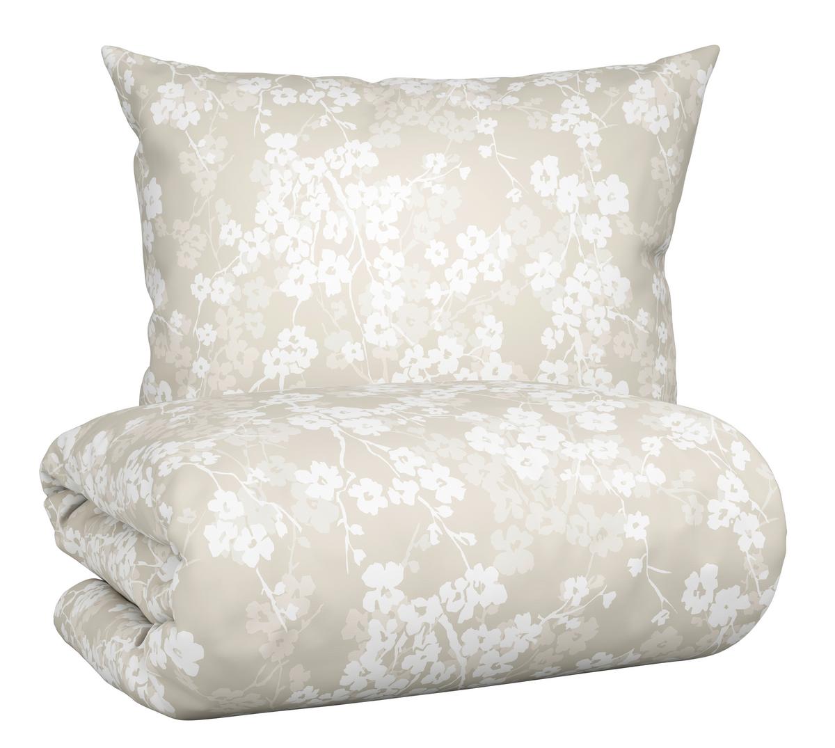 Posteljina Catrin 140x200/60x80cm - bež, Lifestyle, tekstil (140/200cm) - Modern Living