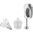 Handmixer Gerda - Weiß/Grau, Kunststoff/Metall (24/13.5/20cm) - MÖMAX modern living