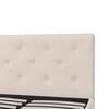 STOPPAD SÄNG JULIE - svart/naturfärgad, Modern, metall/trämaterial (180/200cm) - Bessagi Home