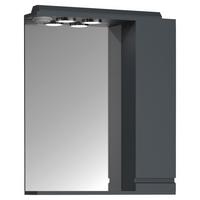 ARMOIRE À MIROIR SILORA L - anthracite, Modern, verre/matériau de bois (60/71/14cm) - MID.YOU
