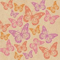 Serviette By Nature in Multicolor - Hellbraun/Dunkelgelb, MODERN, Papier (33/33cm)