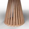 MATBORD ENNIO - ekfärgad, Modern, trämaterial/trä (120/75cm) - Bessagi Home