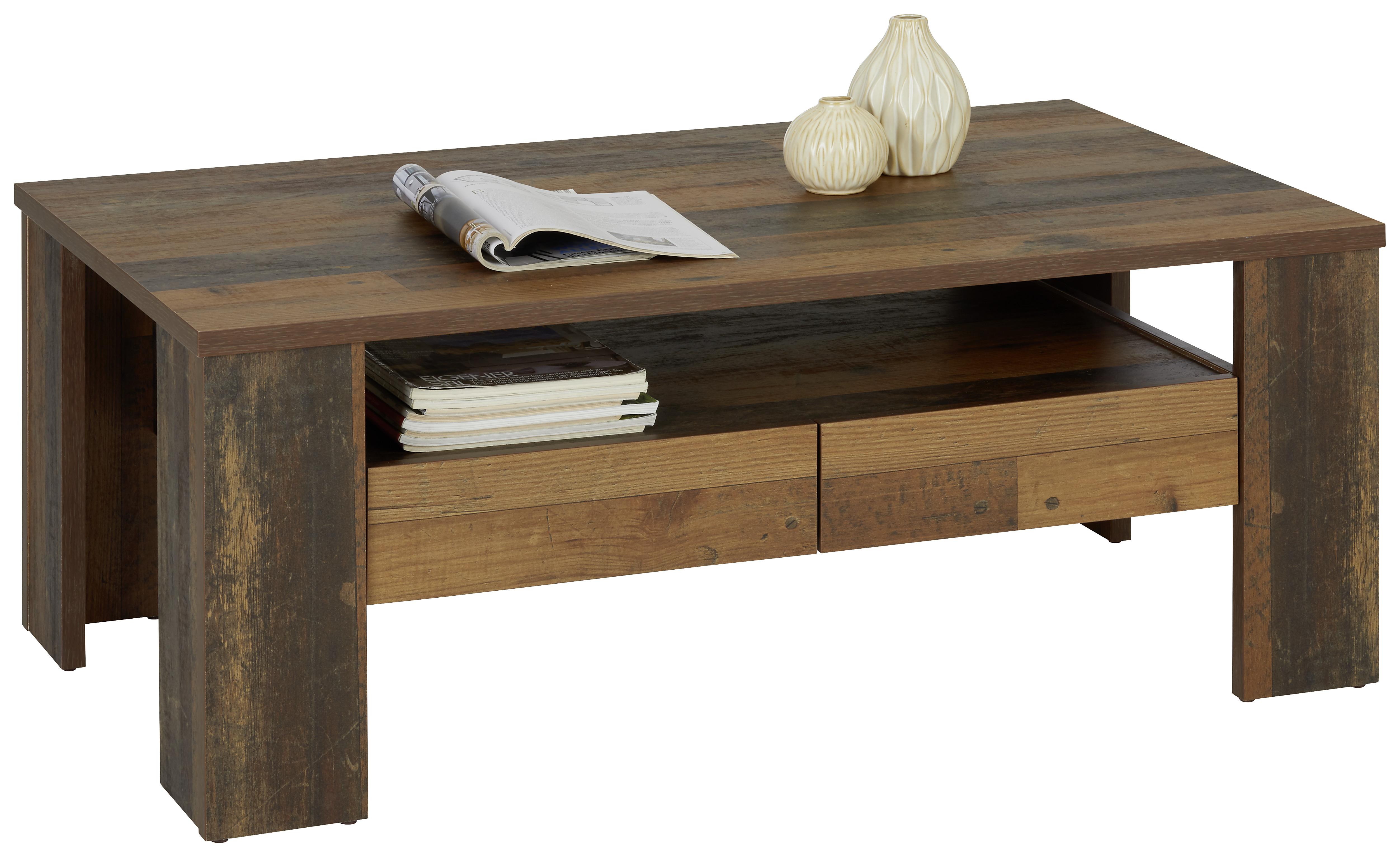 Couchtisch in Braun/Grau - Braun/Grau, Konventionell, Holzwerkstoff (110/65/44cm) - Mömax