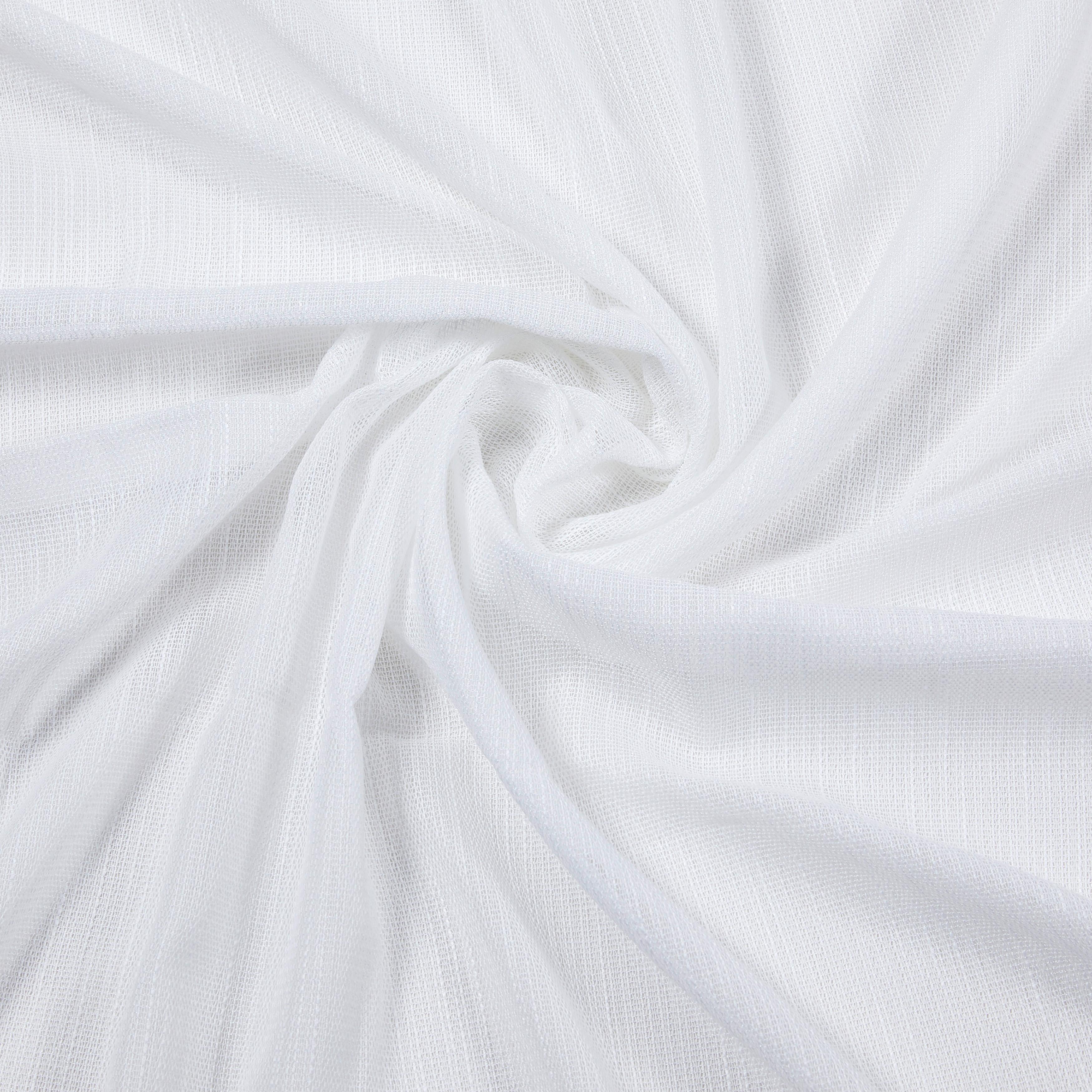 Končana Zavesa Eva - bela, Romantika, tekstil (140/255cm) - Premium Living