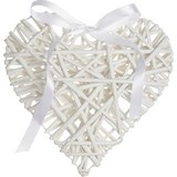 Felakasztható Dekoráció Melanie - Fehér, romantikus/Landhaus, Fa/Textil (30/5.5cm) - Mömax modern living