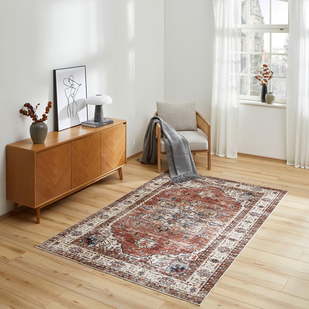 DYWAN VINTAGE CLASSIC EDITION - beżowy/różnokolorowy, Trend, tkanina (130/200cm) - Novel