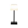 LAMPE DE TABLE À BATTERIE EMO - noir/blanc, MODERN, métal/matière synthétique (10,5/25cm) - Mömax